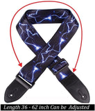Guitar Strap Embroider Replacement Adjustable Nylon Belt Acoustic Electric Bass