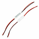 2x 12V Mini LED Strip Light Dimmer Controller with On Off Switch for 3528 5050