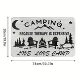 Camping Printed RV Mat Camper Doormat Love Camp Caravan Kitchen Room 50x78cm