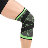 Knee Sleeve 3D Weaving Knee Brace Leg Joint Support Sports Black on Black