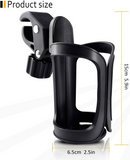 2x Stroller Cup Holders Universal Drinks Holder for Bikes Trolleys Walkers