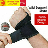 Brace Strap Protection Wrist Support Splint Carpel Tunnel CTS RSI Pain Relief
