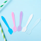 10pcs Mini Cosmetic Spatula Reusable Scoop Makeup Spoon Stir Face Mask Eye Cream