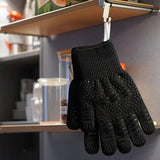 1 pair Fireproof Oven Gloves Heat Resistant Cut-Resistant Non-Slip Silicone BBQ