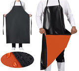 Waterproof Apron PVC Apron Chef Butcher Work Heavy duty Royal Black