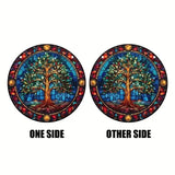 Tree Of Life Round Sun Catcher Multi Coloured Hanging Home Decor 15cm- Model 04