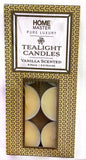 Home Master 8PCE Tealight Candles Home Décor Party Wedding Vanilla Scented