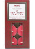 Home Master 8PCE Tealight Candles Home Décor Party Wedding Strawberry Scented