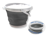 Collapsible Dish Washing Bucket Bowl Tub Folding Container Camping Caravan 10L