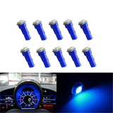 20pcs T5 Dash 5050 SMD LED Car Wedge Dashboard Instrument Blue Light Bulbs 12VDC
