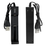 Portable 1slot Battery USB Charger for Rechargeable Batteries Li-ion