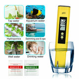 PH Meter Portable Hydroponics Water Tester Pen Aquarium Pool Digital Test