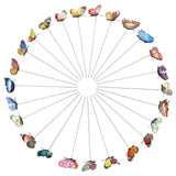 20x Luminous Garden Butterfly Lawn Ornaments Fairy Outdoor Yard Party Decor