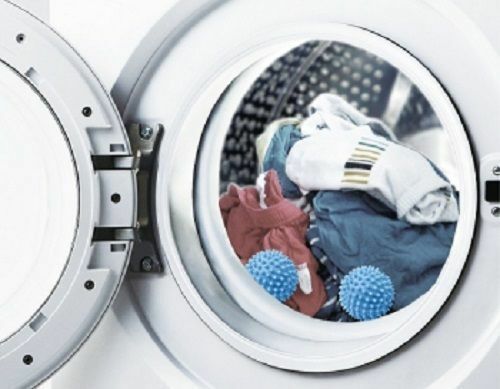 2 Reusable Fabric Dryer Balls Laundry Softener