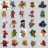 50pcs Superhero Marvel Vinyl Decal Kid Stickers Car Laptop Skateboard Pack 2