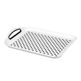 2 x Serving Tray White