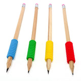4x Pencils Soft Grip HB With Eraser