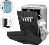 KWall Mounted Key Safe Box 4Digit Safe Outdoor Key Storag Organizer Model 1