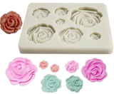 Rose Flower 3D Silicone Clay Soap Mold Mould Sugarcraft Cake Decorating