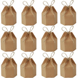 50pcs Xmas Candy Gift Box Bag Pillow Favor Kraft Paper Gift Favour Wedding Party