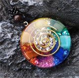 Orgonite Pendant Necklace Energy Generator Emf Sacred Geometry Chakra Protection