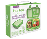 Bentgo Kids Lunch Box With Compartment Bento-Style Container Leak-Proof Green