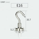 10Pcs Magnetic Neodymium N38 Hooks