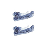 2 pieces Dragon Chopstick Rest Ceramic Rack Pen Holder Stand Table Decor Home