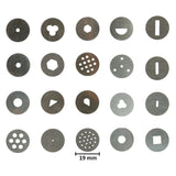 Polymer Clay Gun Extruder Sculpey Sculpting Tool w/ 20 Discs Cake Tool Craft