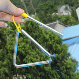 1x Musical Triangle Rod With Alloy Toy Percussion Kids Instrument Bell Striker