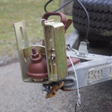 Trailer Coupling Hitch Lock Heavy Duty With Padlock Keys Caravan Camper Boat