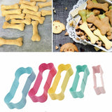 5Pcs Stainless Steel Dog Bone Cookie Cutter Biscuit Fondant Pastry Baking Tools