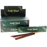 Exotic Wood 120 Incense Sticks New Moon India Relaxation Fragrance Odours