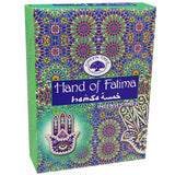 Green Tree Hands Of Fatima 120 Incense Cones