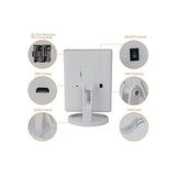 Makeup Mirror with Light Touch Screen Dimmable Lights Up Vanity Cosmetic Trifold