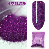 50g Fine Glitter Dust Powder Holographic Metallic Body Nail Art Craft - Pink