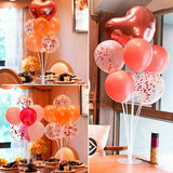 6x Balloon Column Stand Set Upright Base Holder Wedding Party Deco 70cm