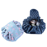 Cosmetic Makeup Drawstring Bag Magic Travel Pouch Storage Organizer - Flamingo