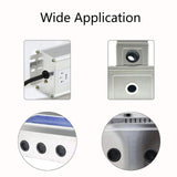 125pcs Auto Rubber Grommet Assortment Set Fastener Kit Blanking 18 Popular Sizes