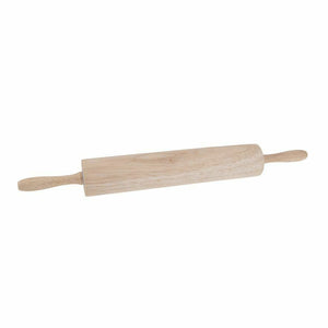 Wood Rolling Pin Pastries Baking Tool Dough Pastry Chef Rubberwood 50cm