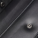 Belt Wearable Glasses Storage Box PU Glasses Case Carrying Cases Phone Bag Black