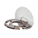 Toothbrush Holder Wall Mount Sucker Bathroom Suction Cup ToothpastStorage Grey
