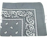 Bandana Paisley & Plain 100% Cotton Head Wrap Head Wrap New Summer Scarf Snood