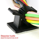 20pcs Adhesive Cord Management Cable Clips Black Wire Holder Organizer Clamp