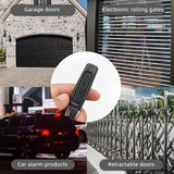 2x Universal 433MHZ Remote Control Garage Door Gate Car Cloning Wireless Key Fob