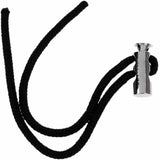 50pcs Double Hole Metal Cord Lock Apparel Clamp Barrel Toggle Spring Stopper