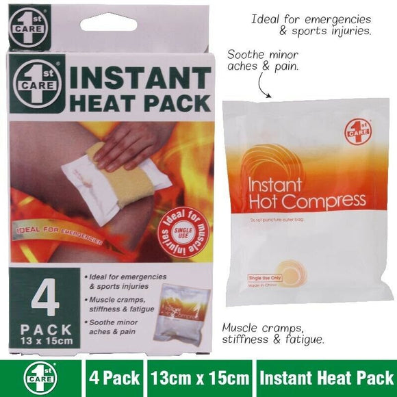 4 x Instant Heat Pack