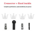 Air Brake Bleeder Clutch Vacuum Bleeding Extractor Fluid Fill Adapter Kit Set NE
