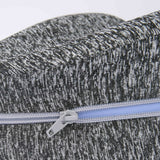 Memory Foam Leg Pillow Cushion Knee Support Pain Relief Washable Cover Grey