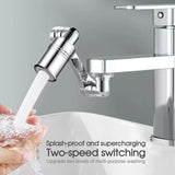 Extension Rotate Robotic Faucet Extender Arm Tap Universal 1080 Swivel Spray TK